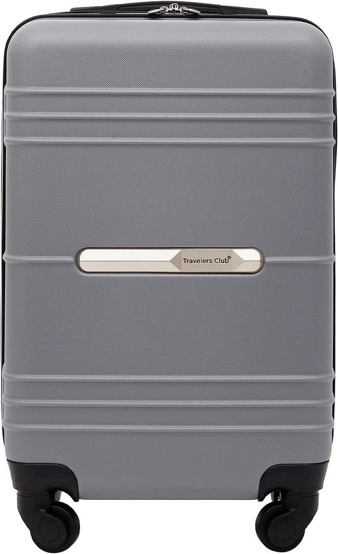 Travelers Club 22" Richmond Spinner Carry-On Luggage, Charcoal