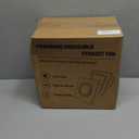 Bathroom Exhaust Fan with Light,9.8 in Panel,3000K/4500K/6000K 12W 7.5In Square LED,117 CFM,0.7 Sones 4 Inches Duct 110V,Quiet Ventilation Exhaust Fan for Shower/Home/Office(3-Colour LED)