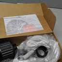 Keimi Portable Fuel Transfer Pump with Auto-Stop, 3.2 Gallon per Min, 51" Extra Long Hose, Battery & USB Powered, 4 Can Adapters, Leak-proof Gas Pump for Oil, Diesel and Gasoline