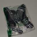 No Pull Dog Harness with Reflective Safety Strips, Adjustable Soft Padded, 3 Buckles, 2 Leash Clips, Oxford No Choke Pet Vest with Easy Control Handle for Medium Dogs, Black, M