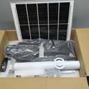 VISLOGeya Solar Street Light 20000LM, Solar Flood Lights Outdoor,IP67 Waterproof, Dusk to Dawn + Motion Sensor, Remote Control, Easy Install for Yard/Garage/Parking Lot (1 Pack)