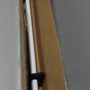 28-48 Inches Curtain Rods for Window, Vimayta 1 Inch Diameter Drapery Rod with Resin Finials, Ideal Adjustable Heavy Duty Single Curtains Rod for Bedroom, Living Room Decoration, Matte White