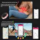 Smart Ring for Women Gift, Fitness & Vital Signs Monitoring, Sleep Tracker/Remote Photography/No Subscription (Pink,9#)