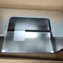 7.9'' High-Sided Low Entry Stainless Steel Cat Litter Box for Senior Cats
