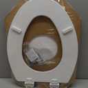 Bemis 1500EC 390 Lift-Off Wood Elongated Toilet Seat, Cotton White (Pack of 1)