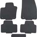 Custom-fit for 2019-2025 Volvo XC40 Floor mats All-Weather Rubber Liners 2020 2021 2022 2023 2024 (Black)