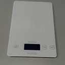 KOIOS Kitchen Scale, 33lb/15kg Digital Food Scales Weight in Grams and Ounces for Cooking Baking, 1g/0.1oz Precise Graduation, Batteries and Type-C Charging, Tare Function, LCD Display, White