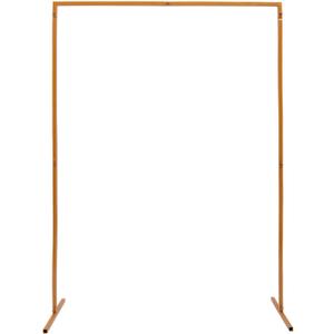 6.6 x 4.9FT Gold Wedding Arches, Square Backdrop Stand Balloon Arch Gold Metal Framework, Frame Background Outdoor Indoor Arch for Anniversary Birthday Party Decoration Home Decor