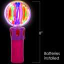 ArtCreativity Light Up Wand for Kids - LED Light Up Toy Wand for Boys and Girls - Unique Spinning Light Up Toy - Batteries Included - Sensory Toys for Kids with Autism - LED Magic Ball Wand
