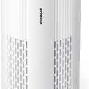 Air Purifiers for Home Large Room, with 20dB Sleep Mode, 360 Air Intake & Outlet, HEPA Air Purifier for Bedroom Pets Cover Up to 1076 Ft, Air Cleaner with 7 Color Light, HAP604, Bright White