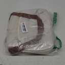 Insulated Lunch Bag For Women, Men Waterproof Cooler Bag Lunch Box For Women Portable Reusable Two-Tone,With Adjustable Straps Can Be Used For Work,White and Brown