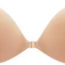 MITALOO Adhesive Bra Invisible Sticky Strapless Push up Backless Reusable Silicone Covering Nipple Bras, C Cup