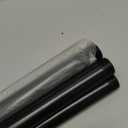 GeilSpace 1"  18" Pre-Cut Black Metal Pipe, Industrial Steel Fits Standard One Inch Black Threaded Pipes and Fittings - Vintage DIY Industrial Shelving (1"  18")