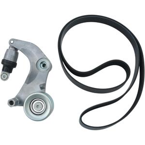 Serpentine Belt Tensioner & Pulley Kit for Honda Civic 2007 2008 2009 2010 2011 1.8L OE K070855