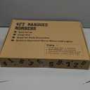 4FT Marquee Light Up Numbers, Black Giant Marquee Number Big Mosaic Number for 16th Birthday Party Decorations Boys Backdrop 16 Anniversary Decor, Pre-Cut Frame Large Number 16