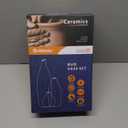 Mdaolv Matte Blue Vase Set Navy Blue Decor Coastal Decor Vases for Kitchen Island Living Room Office Table Fireplace Mantle Decorations & Bathroom Shelf Decor Centerpiece Table Decorations Ceramic