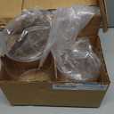 STORi Bella Tall Scrunchie Holder | Stackable Clear Plastic Container (Set of 2) Round Vanity Storage Organizers with Lids for Hair Accessories & Beauty Supplies | Made in USA