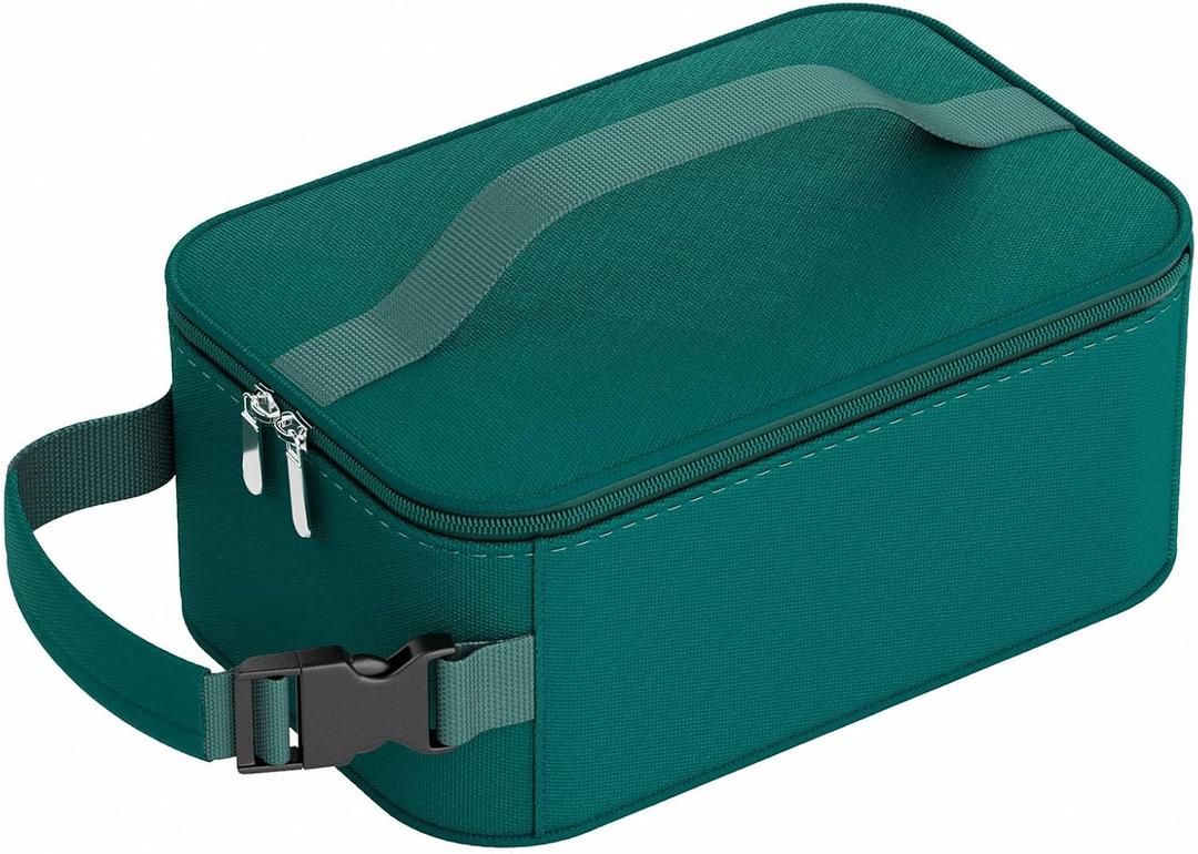 HowFly Small Lunch Box for Men- Small Insulated Snack Bag for Kid - Mini Cooler Bag Resuable Freezable Lunch Bags Thermal Lunchbox for Women Kids Work - Malachite Green