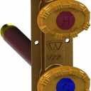 Woodford V22PX-4-MH Vertical Hot and Cold Wall Faucet