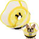 Soft Dog Cone Collar, Inflatable Cones Alternative After Surgery with Anti-Lick Shield, for Large/Medium/Small Dogs to Stop Licking, Elizabethan Neck Ecollars of Shame, Comfy Pillow E Recovery