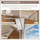 Microfiber Flat Mop Pads, 13-Inch Washable and Reusable Refills, 6-Pack Replacement for Wet and Dry Floor Cleaning, Compatible with 11-13" Hook and Loop (Velcro) Flat Mops (13.0  4.9 x 0.2)