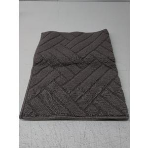  Indoor Door Mat, 32x20, Dirt Resistant and Absorbent, Sturdy Non-Slip Rubber Backing, Easy to Clean, Washable Low-Profile Doormat for Entryway, Grey