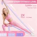 NANATI Pilates Kit, Home Pilates Workout Kit for Women, Pilates Equipment with 14.5" Pilates Ring and Ball, Resistance Bands, Ankle Weights, Sliders & Grip Socks Accessories for Starter Home Workouts