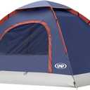 unp 6 Person 4 Season Dome Tent, Easy to Set Up for Camping & Hiking, Lightweight & Portable, Blue