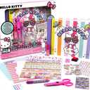 Hello Kitty All-in-One DIY , Design Your Own Scrapbook with Over 250 Essentials, Great Hello Kitty Toys for Weekend Activity, Photo & Keepsake Album for Kids Ages 5, 6, 7, 8, 9, Small, Multicolor