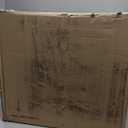 Amazon Basics Executive High Back Office Desk Chair, Adjustable Height, Tilt, Swivel, one Size, White/Pewter