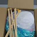 Jellyfish Decor, 8 Pcs Hanging Jellyfish Lanterns, Colorful Glitter Jelly Fish Decoration for Under The Sea Party Decorations Mermaid Theme Party Birthday Gifts for Women Girls Baby