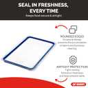 Araven Polypropylene Airtight Lid, GN 1/3, 6 Ct, Clear