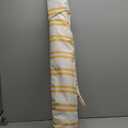 PICNIC TIME 5.5 Ft Portable Beach Umbrella, Lightweight UV Protection Sunshade with Tilt Pole & Carry Bag, Outdoor Canopy Umbrella for Beach, Sand, Pool, Patio, Camping, Travel, or Backyard Shade, (Yellow Cabana Stripe)