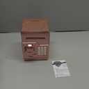Totola Piggy Bank Electronic Mini ATM for Kids Baby Toy, Safe Coin Banks Money Saving Box Password Code Lock for Children, Boys Girls Best Gift (Rose Gold)