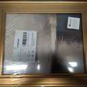 11x14 Picture Frame Matte Gold,Simple Photo Frame 2.5inch Wide Lines