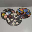 HK Studio Hippie Decor, Posters for Room Aesthetic - Botanical Wall Art, Record Decor, 4 Pcs 12"