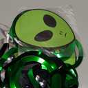 Swirls & Cutouts Green Alien Theme Hanging Swirl Decorations UFO Theme Ceiling Whirl Streamer Hanging Cutouts Alien Invasion for Birthday Party Supplies