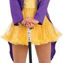 fun shack Womens Chocolate Factory Owner Costume, Halloween Teacher Womens Book Character Costumes for Adults (Small, Yellow)