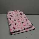Juicy Couture Baby 40" x 50" Plush Throw, Pink Juicy Ribbon Cozy Nursery, Crib, or Stroller Throw Blanket