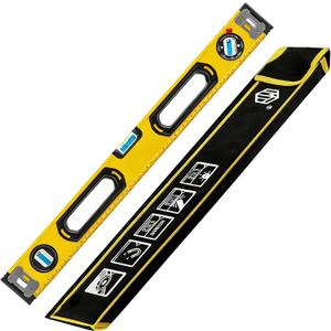 BJDSI Level 32 inch,Powerful Magnetic,Aluminum Alloy,3 Bubble Level,Metric Scales