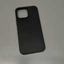 TENOC Phone Case Compatible with iPhone 12 Pro Max, Black Case Anti-Fingerprint Protective Bumper Matte Cover for 6.7 Inch