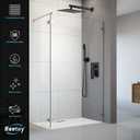 Black Shower System, Shower Faucet Set Bathroom Square Rain Shower Head and Handle Set, Wall Mounted Shower Fixtures With Shower Valve and Trim Kit 12 inch Matte Black