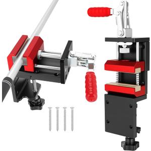 Golf Grip Kit for Regripping, 2-in-1 Drill-Free Club Grip Removal Tool - Inlcudes Hook Knife, 15PCS Golf Grip Tape and Solvent, 360° Swivel Portable Table Vise Clamp, Golf Club Regripping Kit