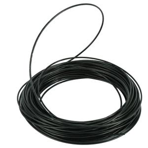 YaeGoo Stainless Steel 304 Black Wire Rope Vinyl Coated,7x7 Strand Core,1/16" Wire Rope,3/32" Coated OD,100FT,326 lbs Breaking Strength