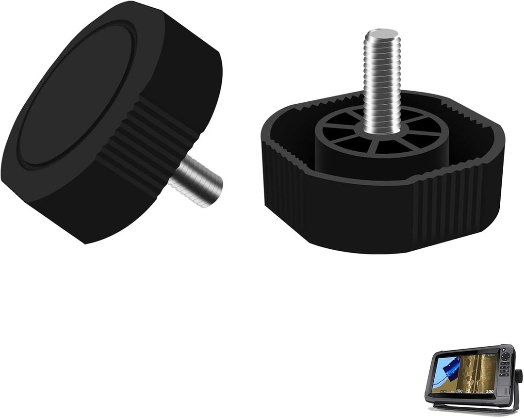 2 Pcs 000-10467-001 Gimbal Bracket Knob Set, Boating Hardware, Compatible with Simrad GO/NSS/ EVO 2/3/3S, B&G Vulcan/ Zeus 2/3S, Lowrance HDS Gen 2T/Elite7, Strong & Durable, Quick and Easy to Use