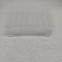 Feadily 1PCS 36 Grids Large Plastic Organizer Box with Dividers, Compartment Organizer Box for Nail Accessories/Screw/Sewing Arts and Oil Paint, Bead Storage Containers 14.9" x 9.2" x 1.9" (Clear) (white)