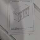 Kitchen Island with Storage 54" Large Rolling Kitchen Island Cart On Wheels 2 Cabinets 2 Drawers,Spice Towl Rack Mobile Kitchen Table White (No Drop Leaf)