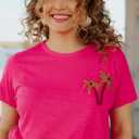  Women's Fashion T-Shirt Casual Short Sleeve Trendy Top M