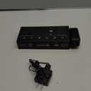 Netzu Projection Clock for Bedroom Ceiling, Alarm Clocks with 180 Rotatable Projector, Date Temperature and Weekday, Manual DST, 5 Brightness, 10 Ringtones, 4 Volumes and Snooze (Black)