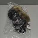 LESYPET Dog Leather Jacket for Small Dogs, Waterproof Dog Winter Jacket Puppy Coat with Fleece Lined, Ultra Warm Fur Collar Doggie Coat, Black XX-Large